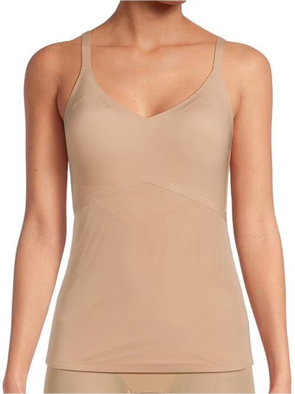 Honeylove Tan Nylon Blend Liftwear Cami Shapewear Tank Top Sz. 1X